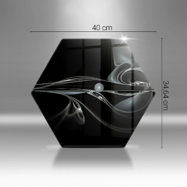 Cache plaque de cuisson Abstraction moderne