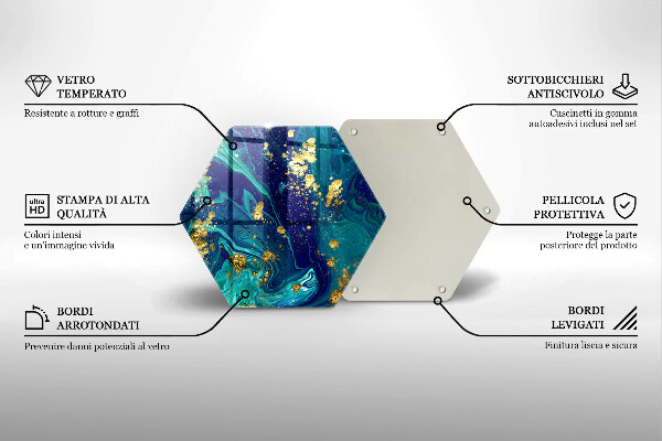 Cache plaque de cuisson Abstraction avec de l'or