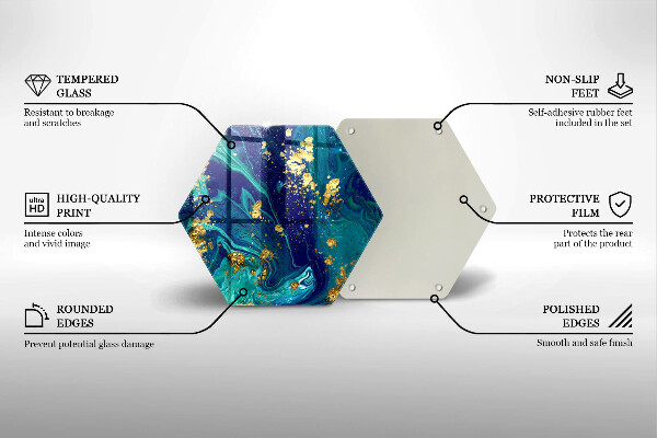 Cache plaque de cuisson Abstraction avec de l'or