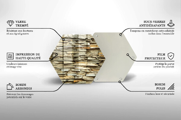 Cache plaque de cuisson Pierres décoratives