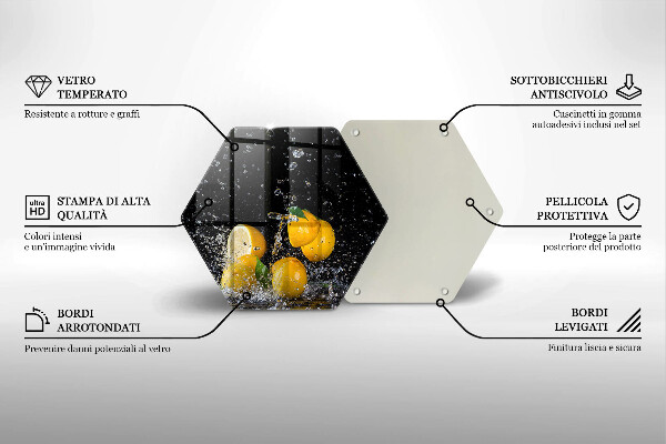 Cache plaque de cuisson Fruit de citron juteux