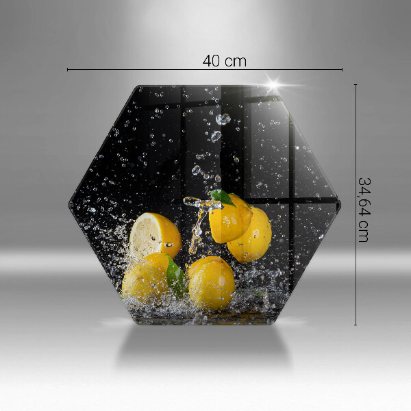 Cache plaque de cuisson Fruit de citron juteux