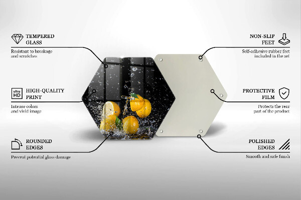 Cache plaque de cuisson Fruit de citron juteux