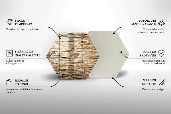 Cache plaque de cuisson Texture des pierres décoratives