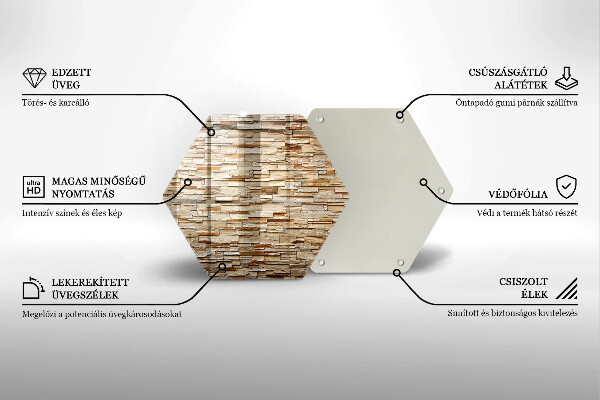 Cache plaque de cuisson Texture des pierres décoratives