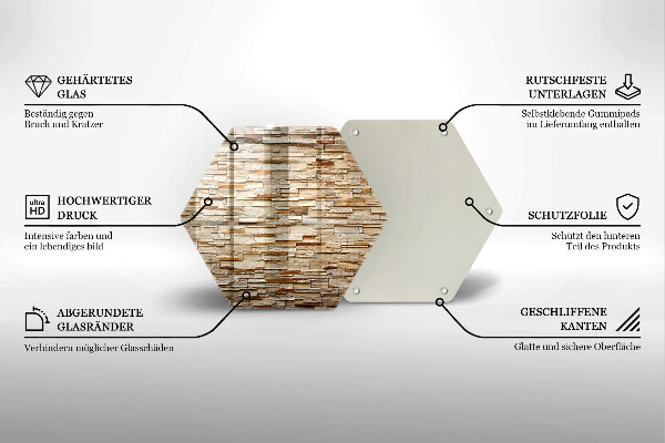 Cache plaque de cuisson Texture des pierres décoratives