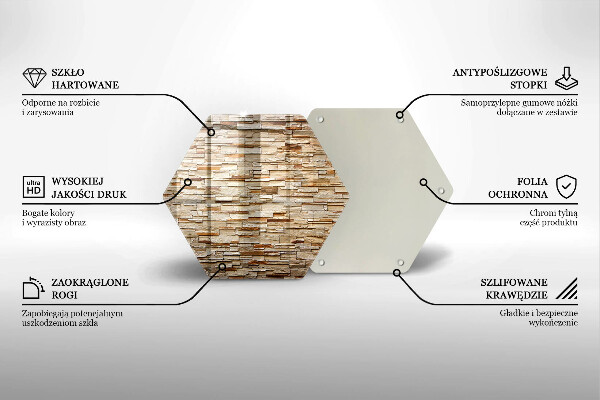 Cache plaque de cuisson Texture des pierres décoratives