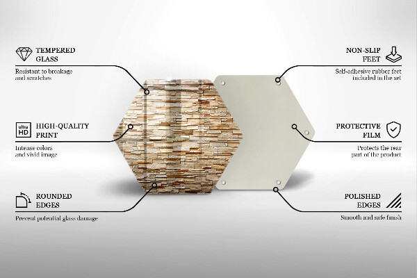 Cache plaque de cuisson Texture des pierres décoratives