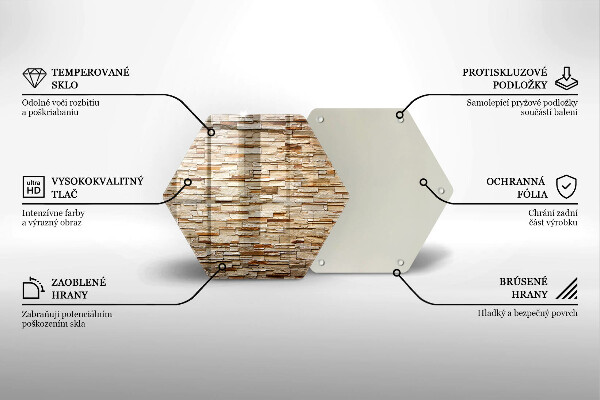 Cache plaque de cuisson Texture des pierres décoratives