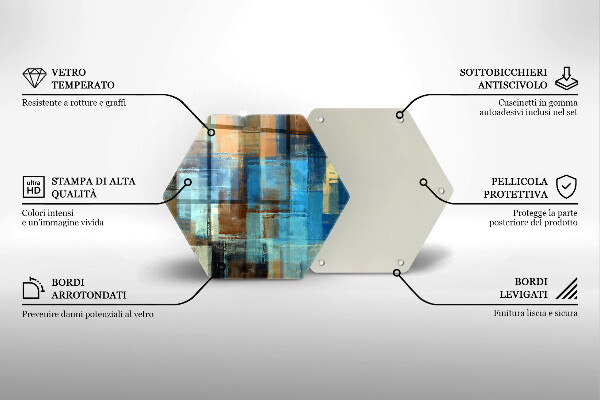 Cache plaque de cuisson Fond peint