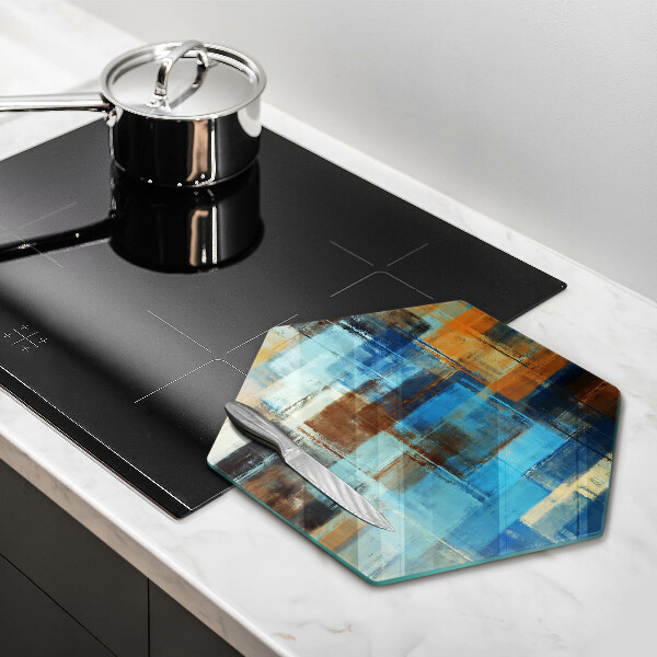 Cache plaque de cuisson Fond peint