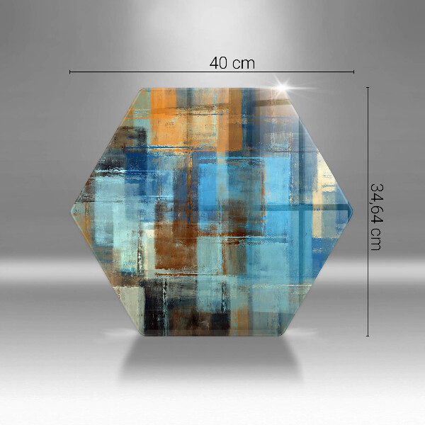 Cache plaque de cuisson Fond peint