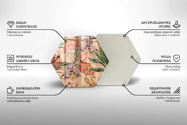 Protection plaque induction Illustration de flamants roses