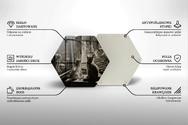 Cache plaque de cuisson Ville et fenêtre des chats