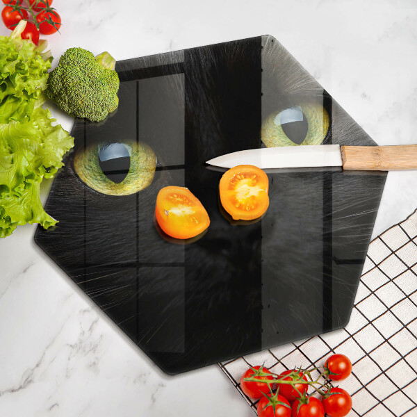 Cache plaque de cuisson Yeux de chat animaux