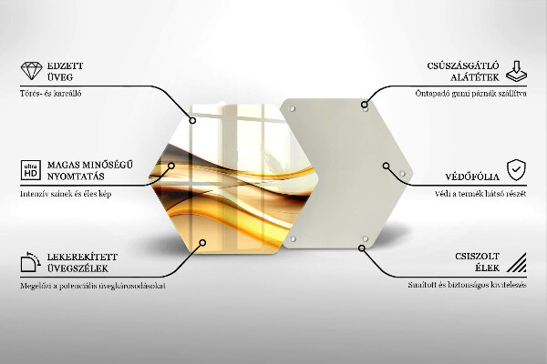 Cache plaque de cuisson Lignes de fumée abstraites