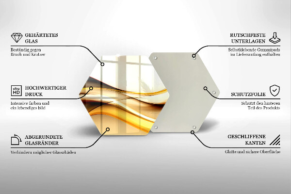 Cache plaque de cuisson Lignes de fumée abstraites