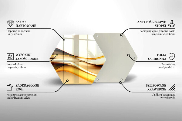 Cache plaque de cuisson Lignes de fumée abstraites