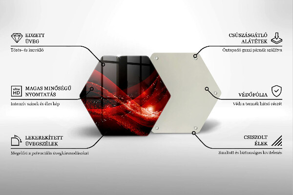 Cache plaque de cuisson Abstraction moderne