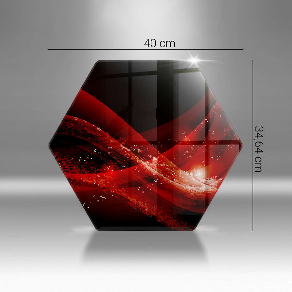 Cache plaque de cuisson Abstraction moderne