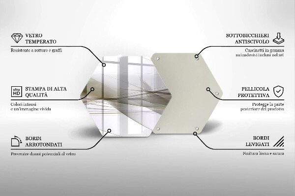 Cache plaque de cuisson Conception de lignes abstraites