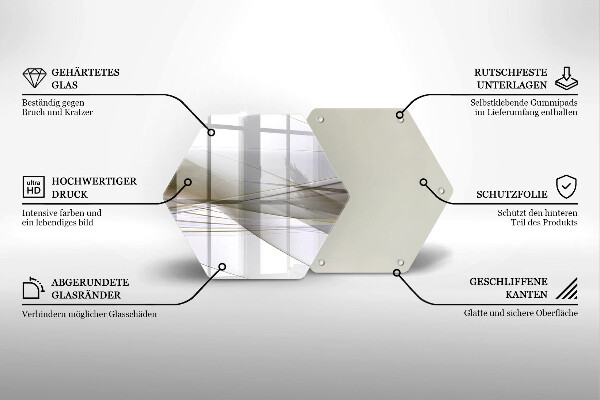 Cache plaque de cuisson Conception de lignes abstraites