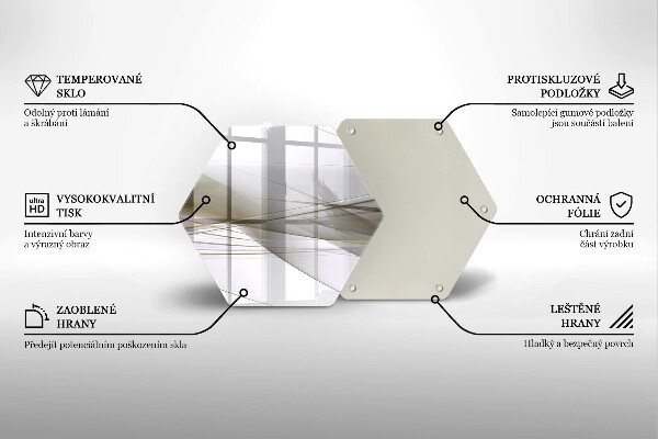 Cache plaque de cuisson Conception de lignes abstraites