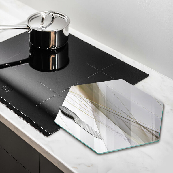 Cache plaque de cuisson Conception de lignes abstraites