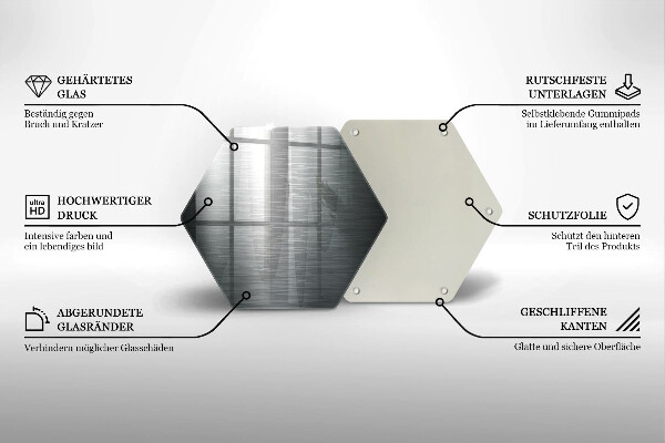 Cache plaque de cuisson Texture métallique