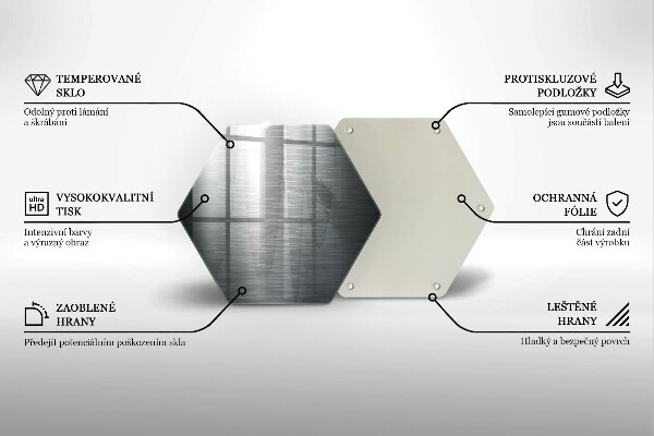 Cache plaque de cuisson Texture métallique