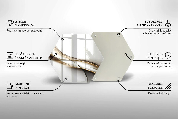 Cache plaque de cuisson Abstraction de lignes douces