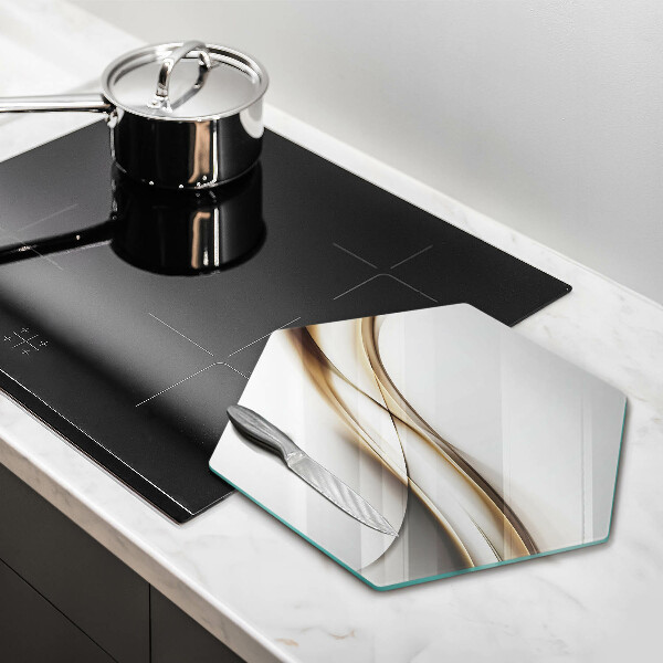 Cache plaque de cuisson Abstraction de lignes douces