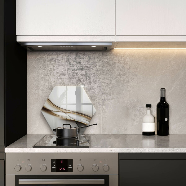 Cache plaque de cuisson Abstraction de lignes douces