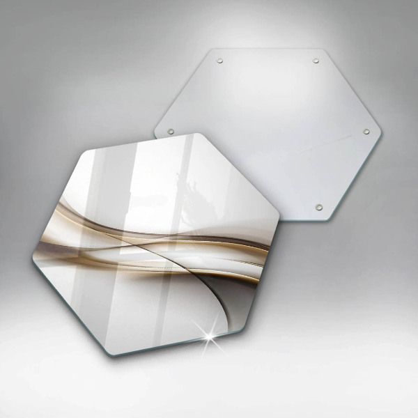 Cache plaque de cuisson Abstraction de lignes douces