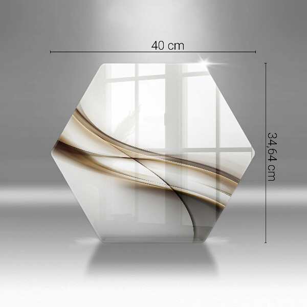 Cache plaque de cuisson Abstraction de lignes douces