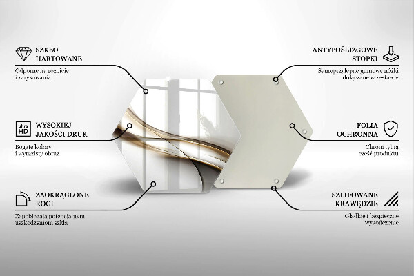 Cache plaque de cuisson Abstraction de lignes douces