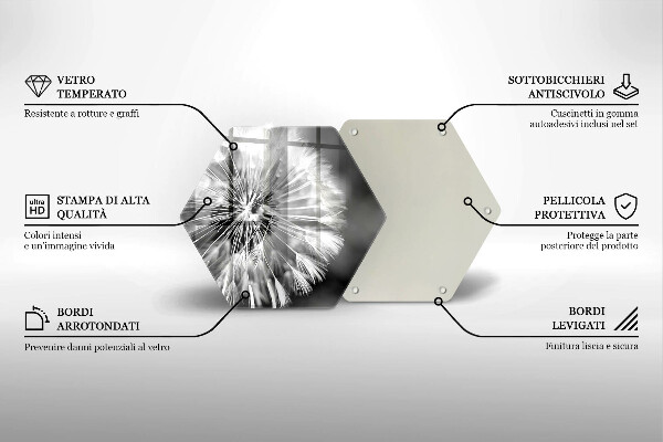 Cache plaque de cuisson Un pissenlit délicat