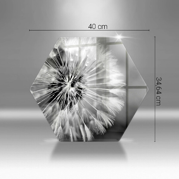 Cache plaque de cuisson Un pissenlit délicat