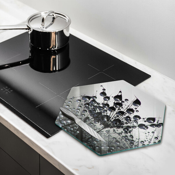 Cache plaque de cuisson Pissenlits et rosée