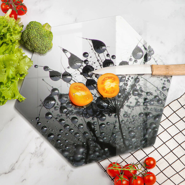 Cache plaque de cuisson Pissenlits et rosée