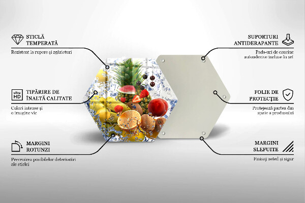 Cache plaque de cuisson Fruits juteux et eau