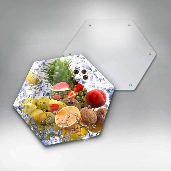 Cache plaque de cuisson Fruits juteux et eau