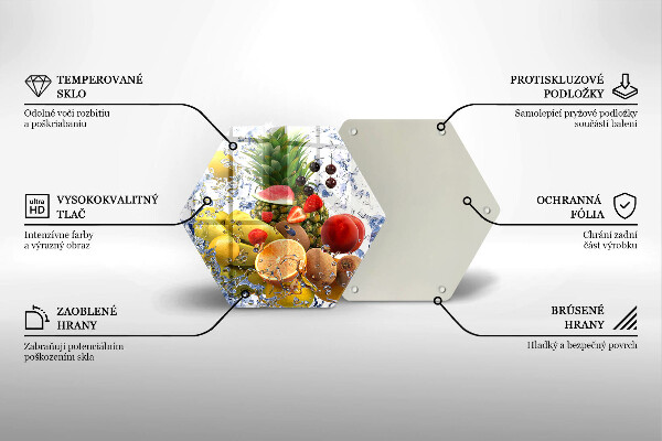 Cache plaque de cuisson Fruits juteux et eau