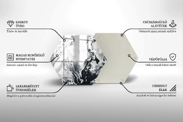 Cache plaque de cuisson Abstraction d'encre