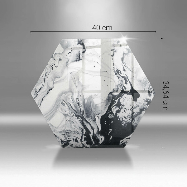 Cache plaque de cuisson Abstraction d'encre