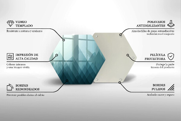 Cache plaque de cuisson Montagnes abstraites