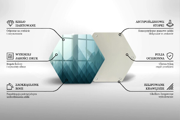 Cache plaque de cuisson Montagnes abstraites