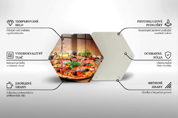 Cache plaque de cuisson Pizza italienne