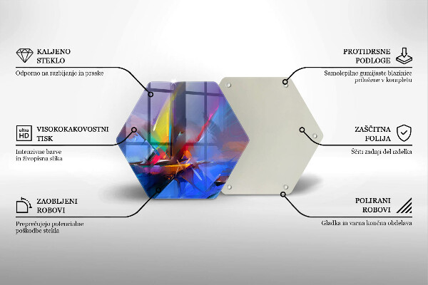 Cache plaque de cuisson Abstraction peinte