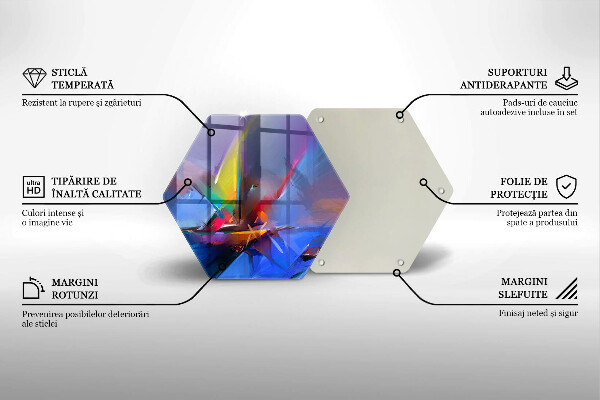 Cache plaque de cuisson Abstraction peinte